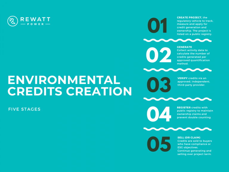 The five stages of environmental credit creation