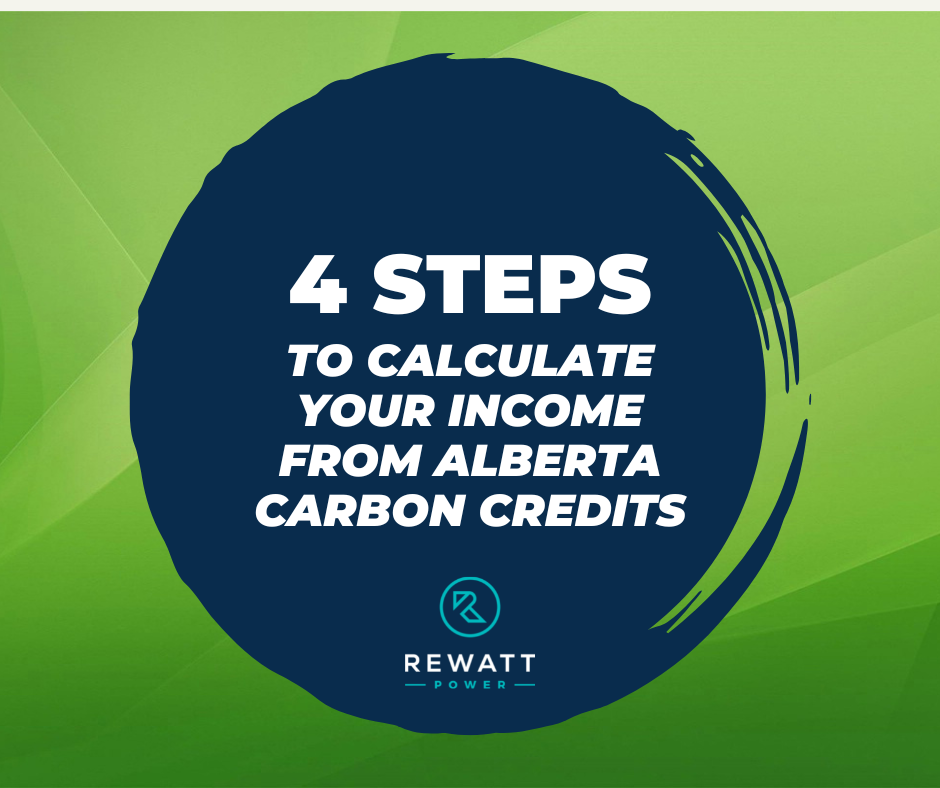 4 steps to calculate your income from Alberta carbon credits